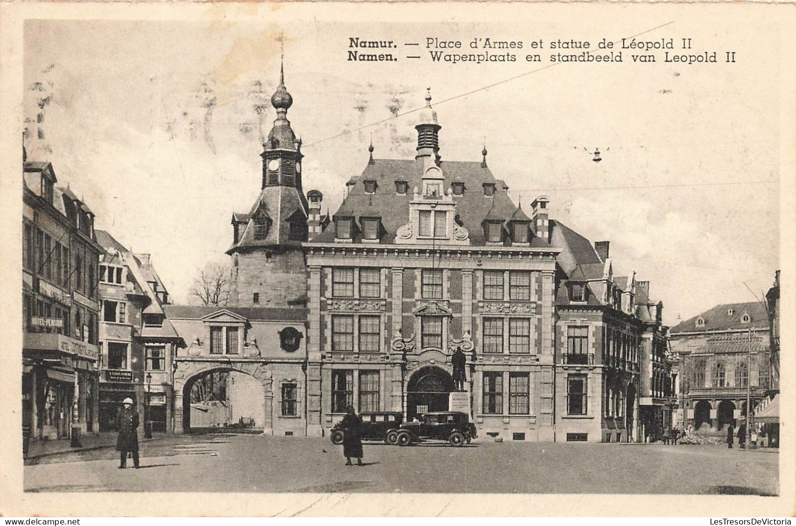 BELGIQUE - Namur - Place D'Armes Et Statue De Léopold II - Place - Carte Postale Ancienne - Namur