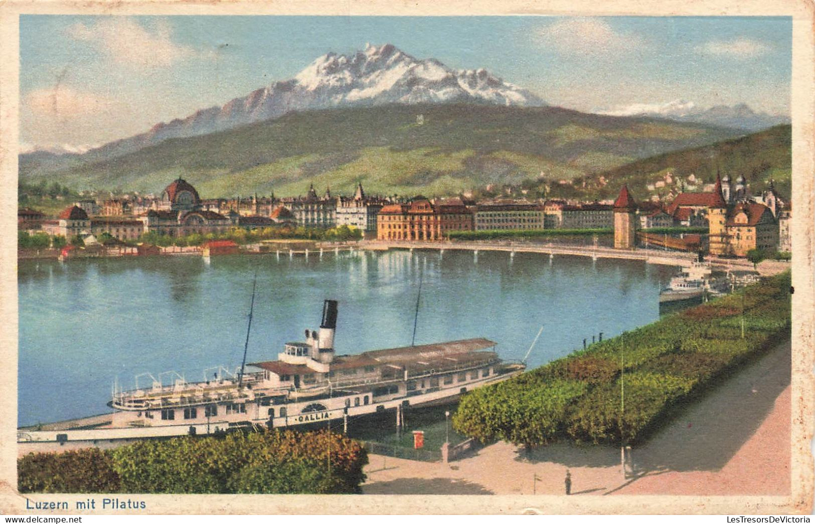 SUISSE - Lucerne - Platus - Carte Postale Ancienne - Lucerna