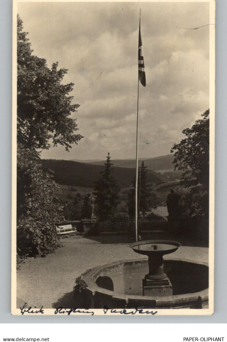 5244 DAADEN - FRIEDEWALD, NSLB Schulungsburg Hans Schemm, Blick Nach Daaden, NS-Beflagung, 1939 - Altenkirchen