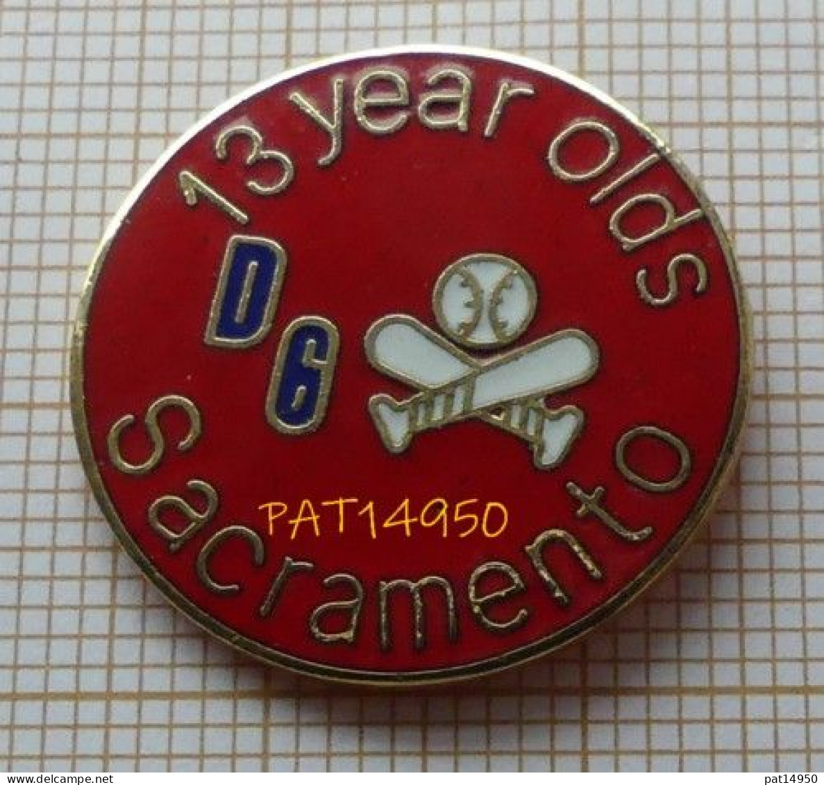 PAT14950 BASEBALL  SACRAMENTO En Version EGF - Baseball