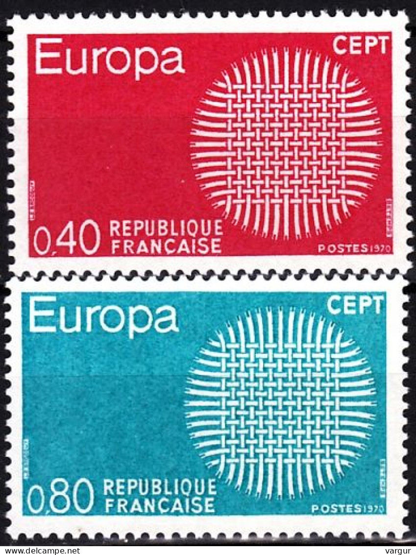 FRANCE 1970 EUROPA. Complete Set, MNH - 1970