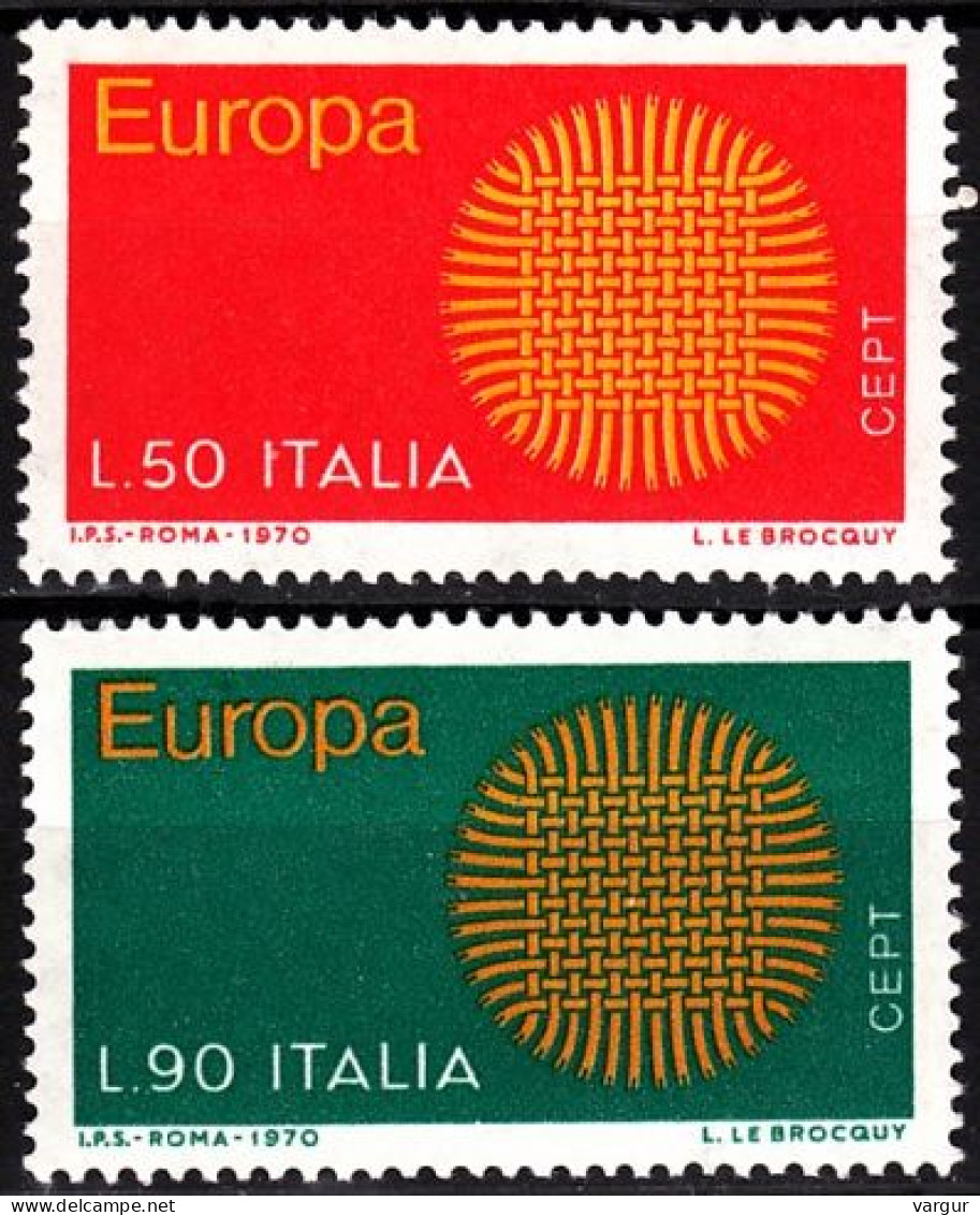 ITALY 1970 EUROPA. Complete Set, MNH - 1970