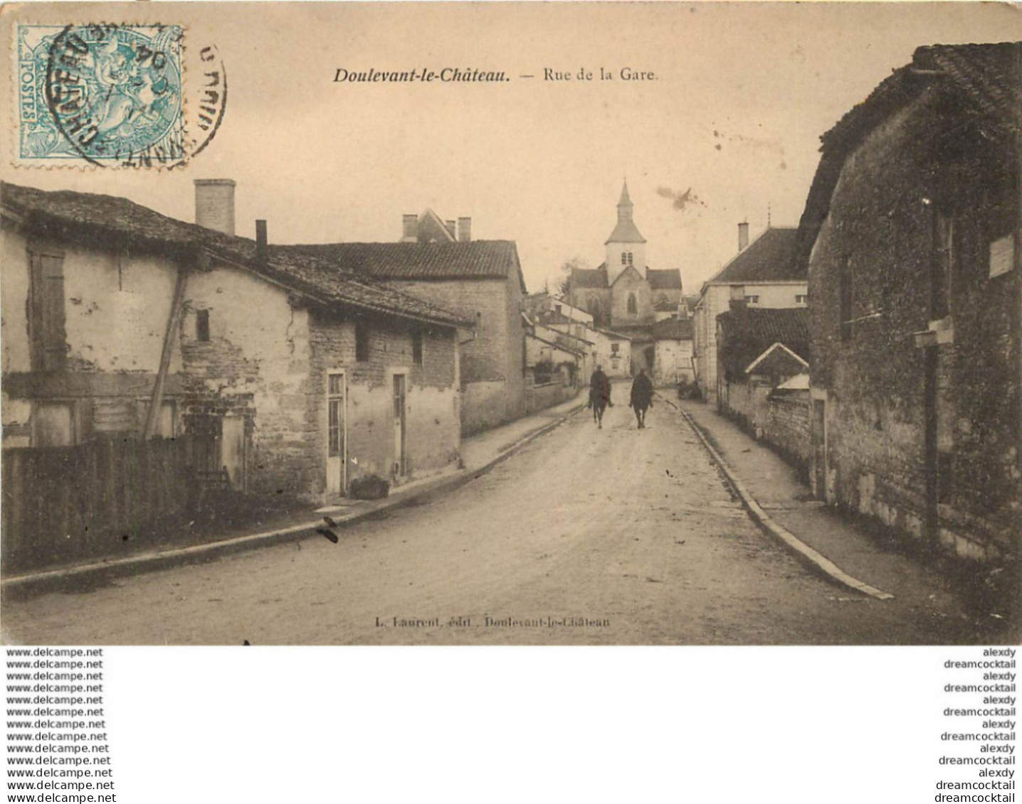 (D) 52 DOULEVANT-LE-CHATEAU. Cavaliers Rue De La Gare 1904 - Doulevant-le-Château
