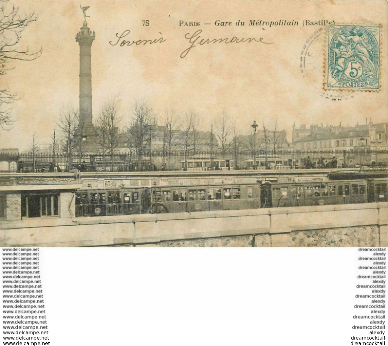 PARIS Lot 10 Cpa Métropolitain Bastille Arènes Lutèce Rivoli Ste-Chapelle Pont Alma Réaumur Louvre Postes Eglise - Non Classificati