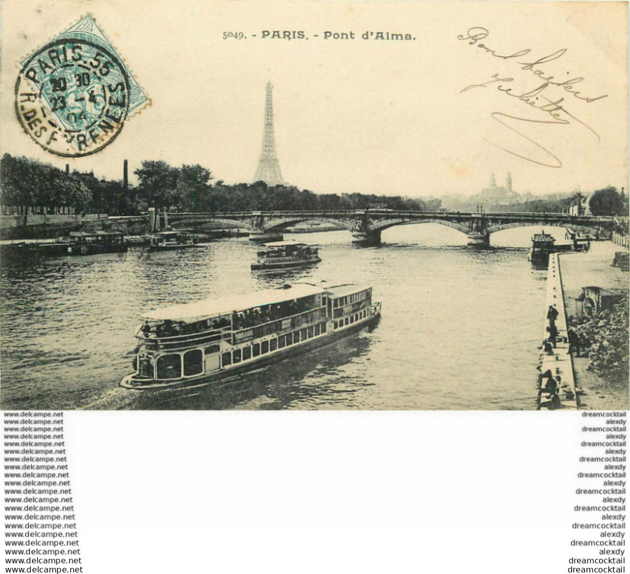 PARIS Lot 10 Cpa Métropolitain Bastille Arènes Lutèce Rivoli Ste-Chapelle Pont Alma Réaumur Louvre Postes Eglise