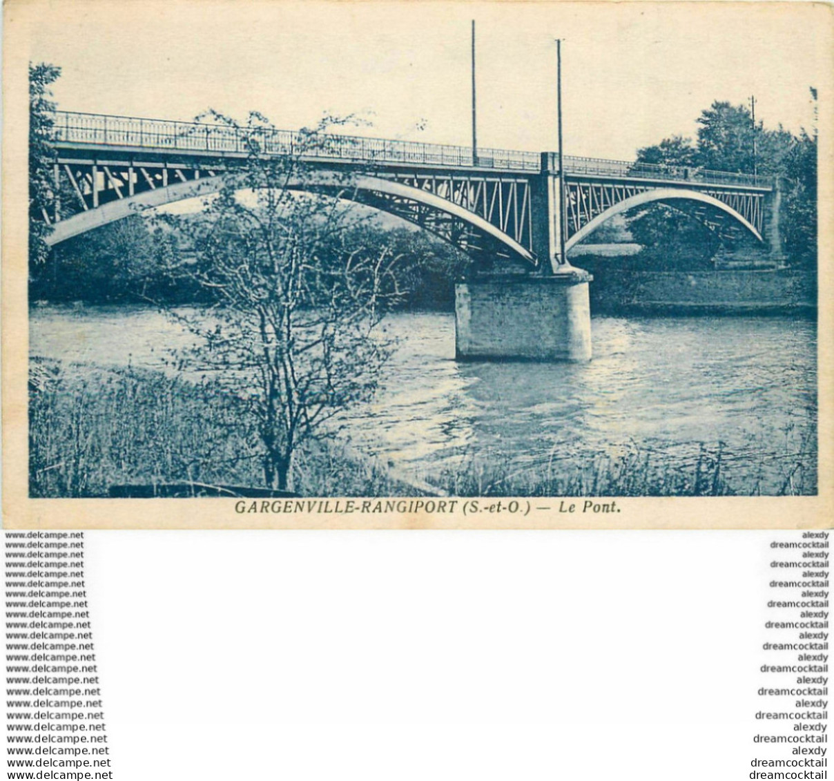 PHL 78 GARGENVILLE. Le Pont 1939 - Gargenville