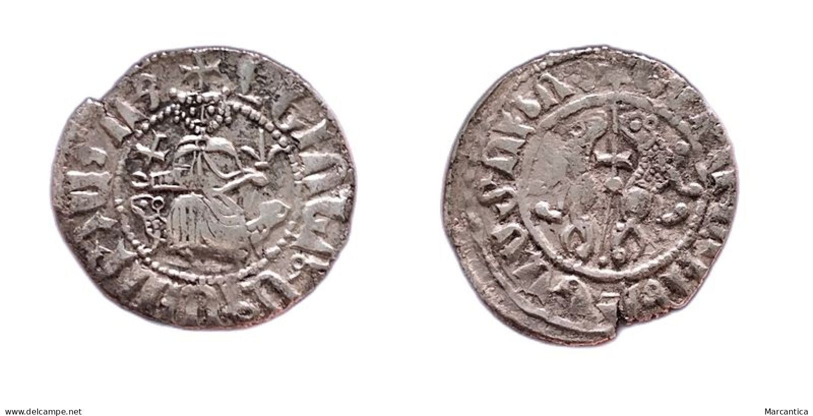 Armenian Silver Coin Tram Of King Levon I - 1198 To 1219 AD. - Arménie