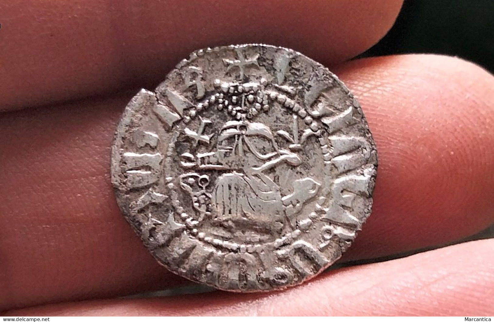 Armenian Silver Coin Tram Of King Levon I - 1198 To 1219 AD. - Armenië