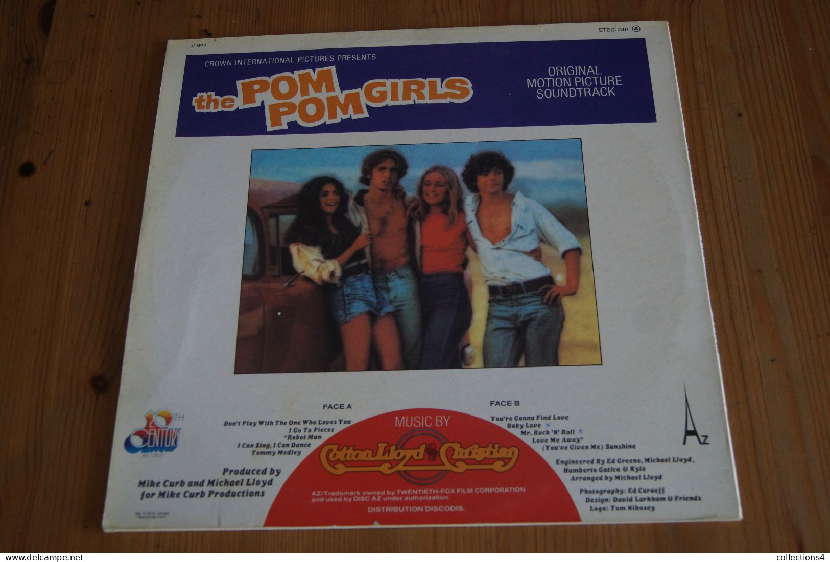 COTTON LLOYD AND CHRISTIAN LACHE MOI LES BASKETS LP DU FILM 1977 POP ROCK ET DISCO - Musique De Films