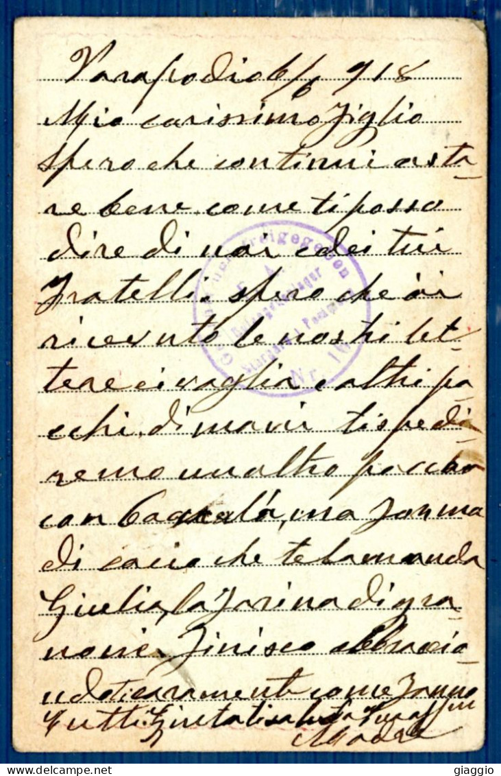 °°° Cartolina - N. 3172 Cartolina Postale Prigionieri Di Guerra Da Varapodio A Stargard °°° - Presidio & Presidiarios