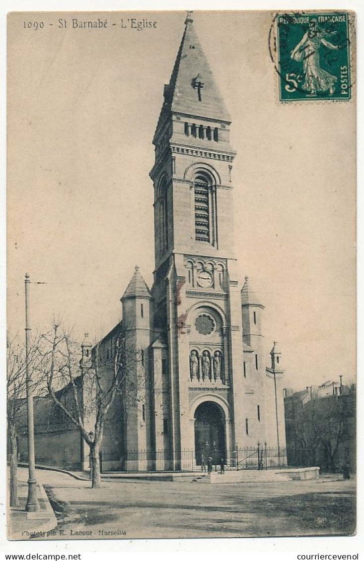 CPA - MARSEILLE (B Du R) - Saint-Barnabé - L' Eglise - Saint Barnabé, Saint Julien, Montolivet