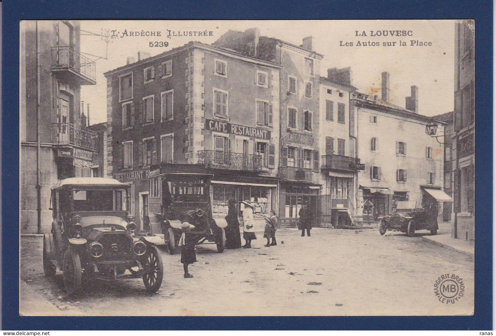 CPA [07] Ardèche > La Louvesc Non Circulé Voiture Automobile Courrier - La Louvesc