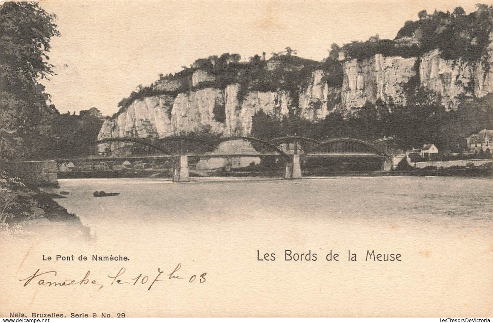 BELGIQUE - Le Pont De Namèche - Les Bords De La Meuse - Carte Postale Ancienne - Andenne