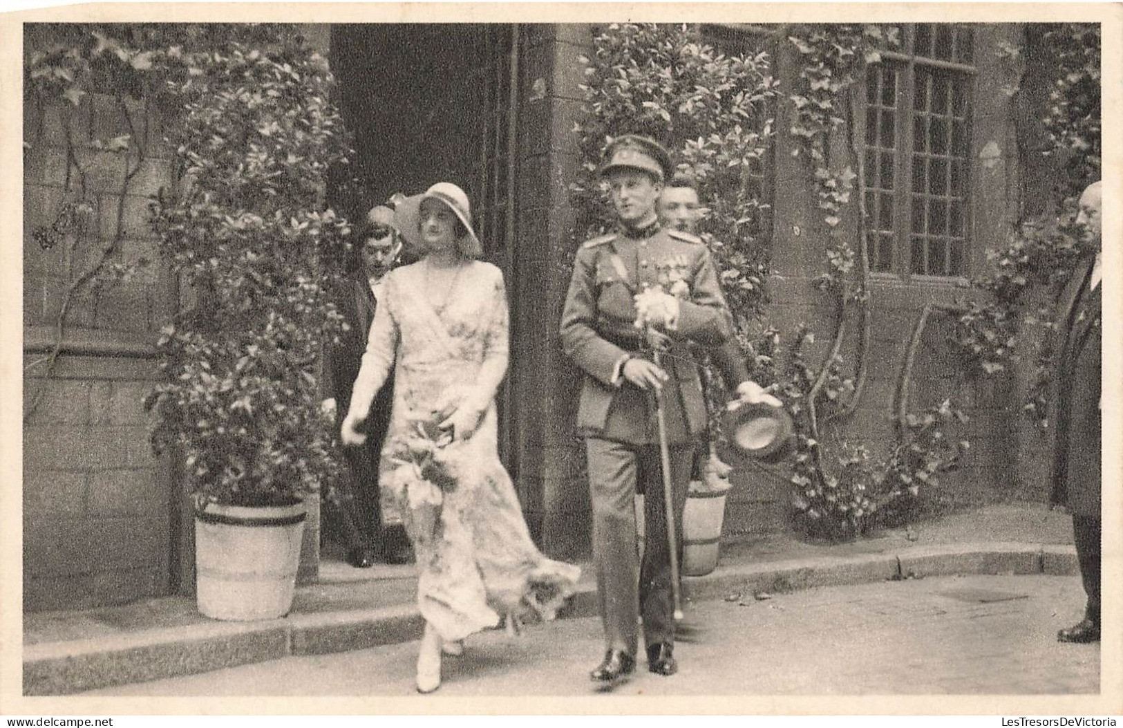 FAMILLES ROYALES - Duc Et De La Duchesse De Brabant - À Mons - Carte Postale Ancienne - Royal Families