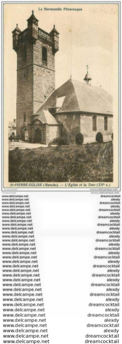 50 SAINT-PIERRE-EGLISE. Tour Et Eglise 1943 - Saint Pierre Eglise