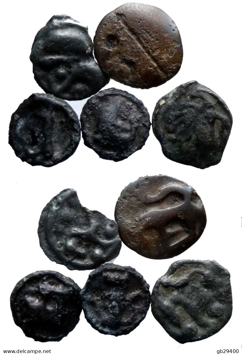 Lot De 5 Potins Gaulois (9268-4) - Keltische Münzen