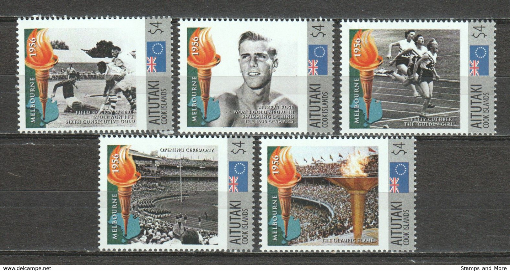 Aitutaki - MNH SUMMER OLYMPICS MELBOURNE 1956 - Sommer 1956: Melbourne