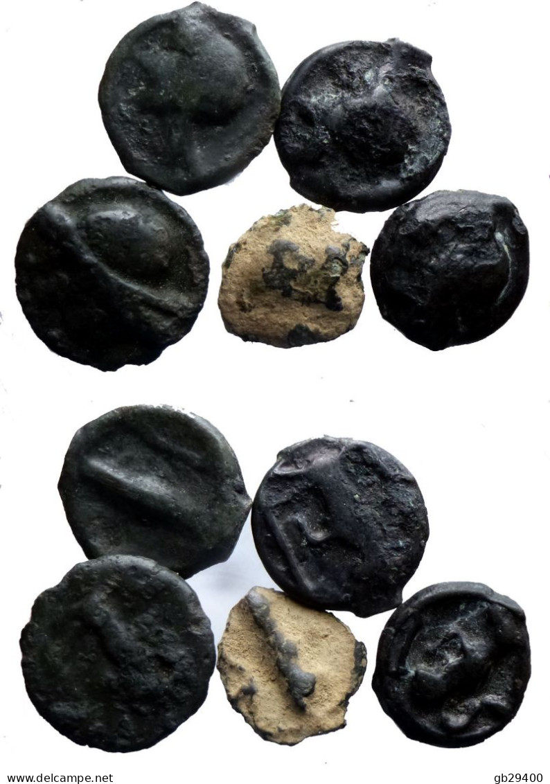 Lot De 5 Potins Gaulois (9268-7) - Keltische Münzen
