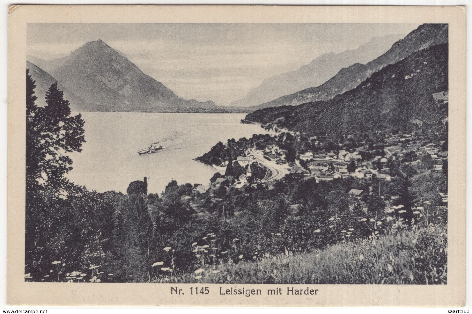 Nr. 1145   Leissigen Mit Harder - (Schweiz/Suisse) - 1936 - Leissigen