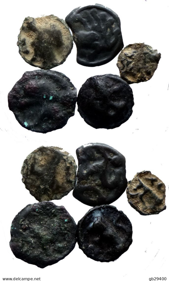 Lot De 5 Potins Gaulois (9268-8) - Keltische Münzen