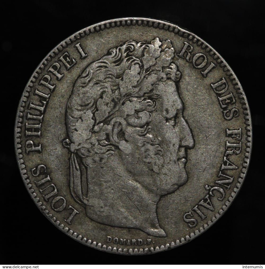 France, Louis-Philippe I, 5 Francs, 1843, W - Lille, Argent (Silver), TTB (EF), KM#749.13, G.678 & F.324 - 5 Francs