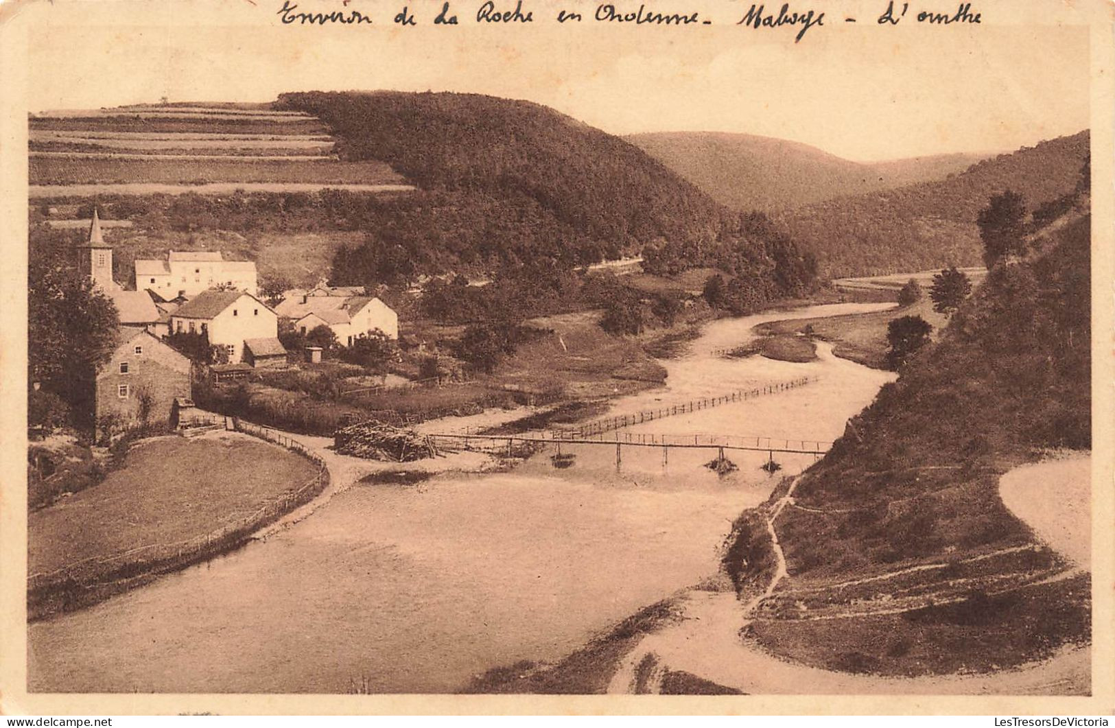 BELGIQUE - La Roche-en-Ardenne - Maboge - L'Ourthe - Carte Postale Ancienne - La-Roche-en-Ardenne