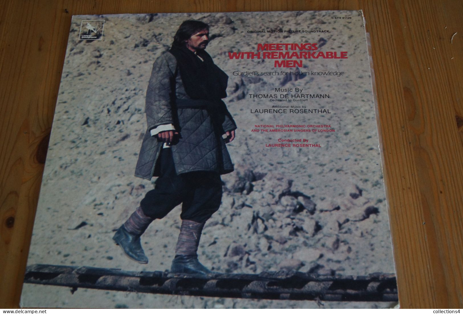 THOMAS DE HARTMANN MEETINGS WITH REMARKABLE MEN LP AMERICAIN DU FILM 1979 VALEUR+ - Filmmuziek