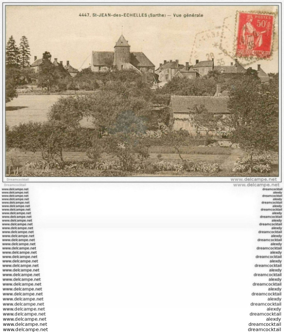 72 SAINT-JEAN-DES-ECHELLES 1935 - Pontvallain