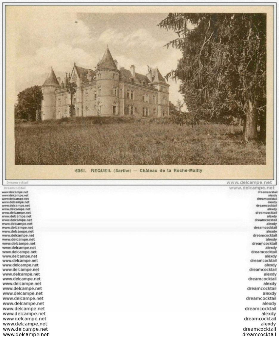 72 REQUEIL. Château Roche-Mailly 6361 - Pontvallain