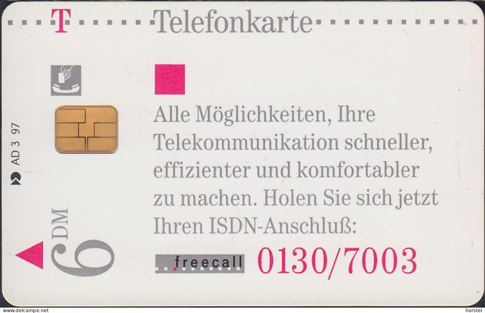 GERMANY AD3/97 Telekom - TSDN - Menschen In Büro - A + AD-Reeks :  Advertenties Van D. Telekom AG