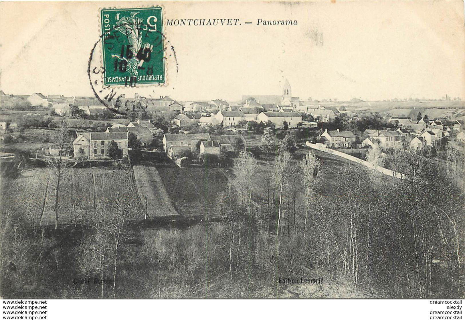 (DREY) 78 MONTCHAUVET. Panorama 1910 - Septeuil