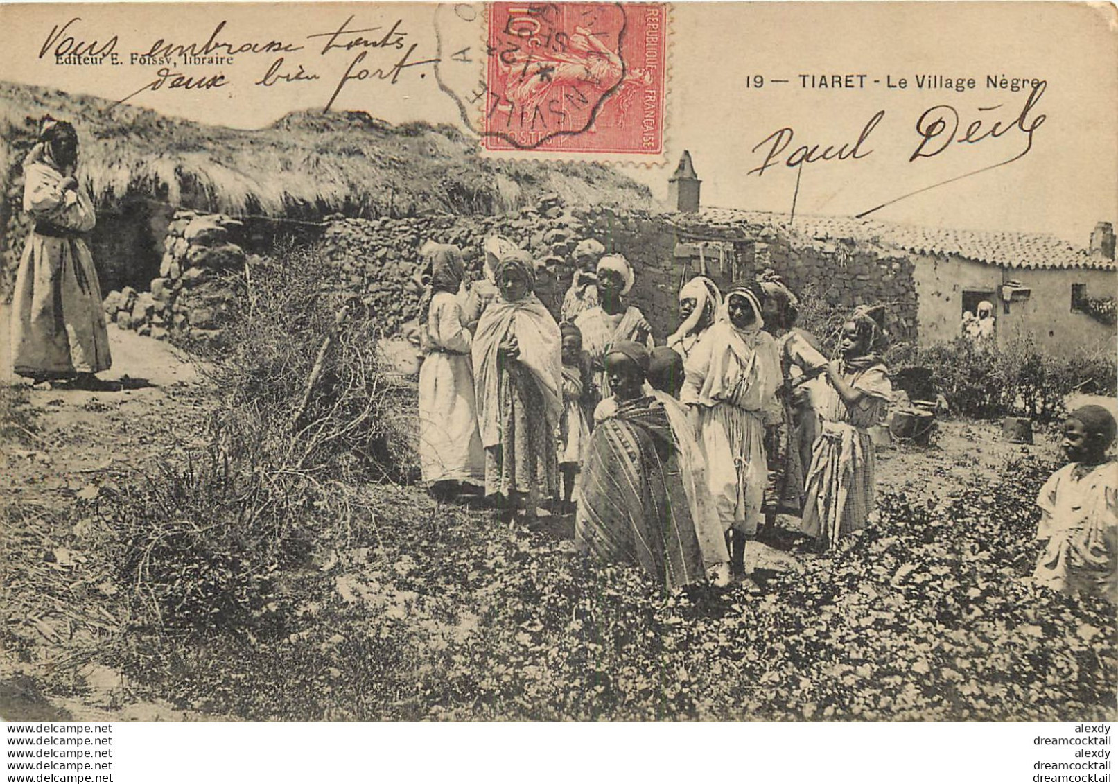 (PM) TIARET. Le Village Nègre 1906 - Tiaret