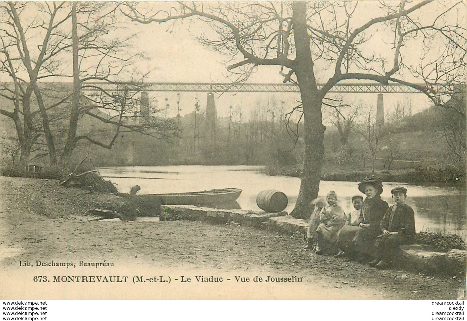 49 MONTREVAULT. Le Viaduc Vue De Jousselin - Montrevault