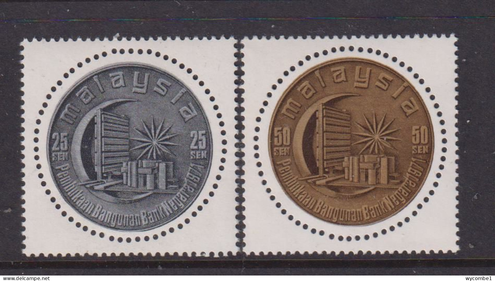 MALAYSIA - 1971 Bank Negara Set Hinged Mint - Federation Of Malaya