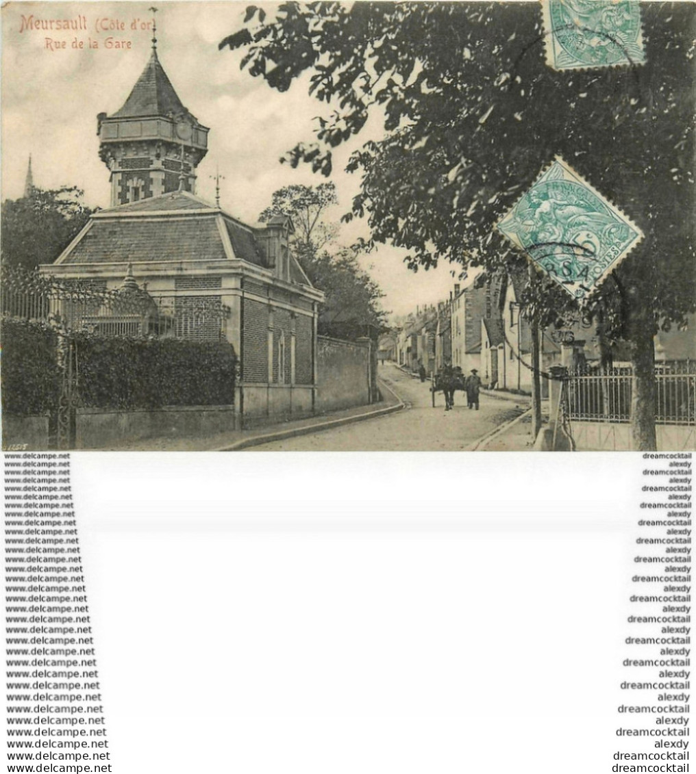 WW 21 MEURSAULT. Rue De La Gare 1906 - Meursault