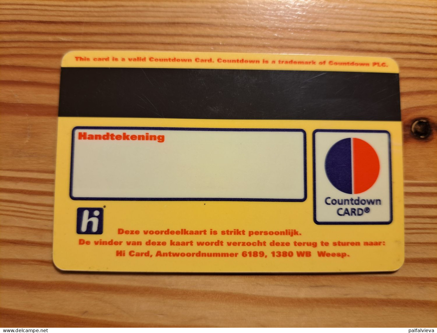 Prepaid Phonecard Netherlands, Hi - Cartes GSM, Prépayées Et Recharges