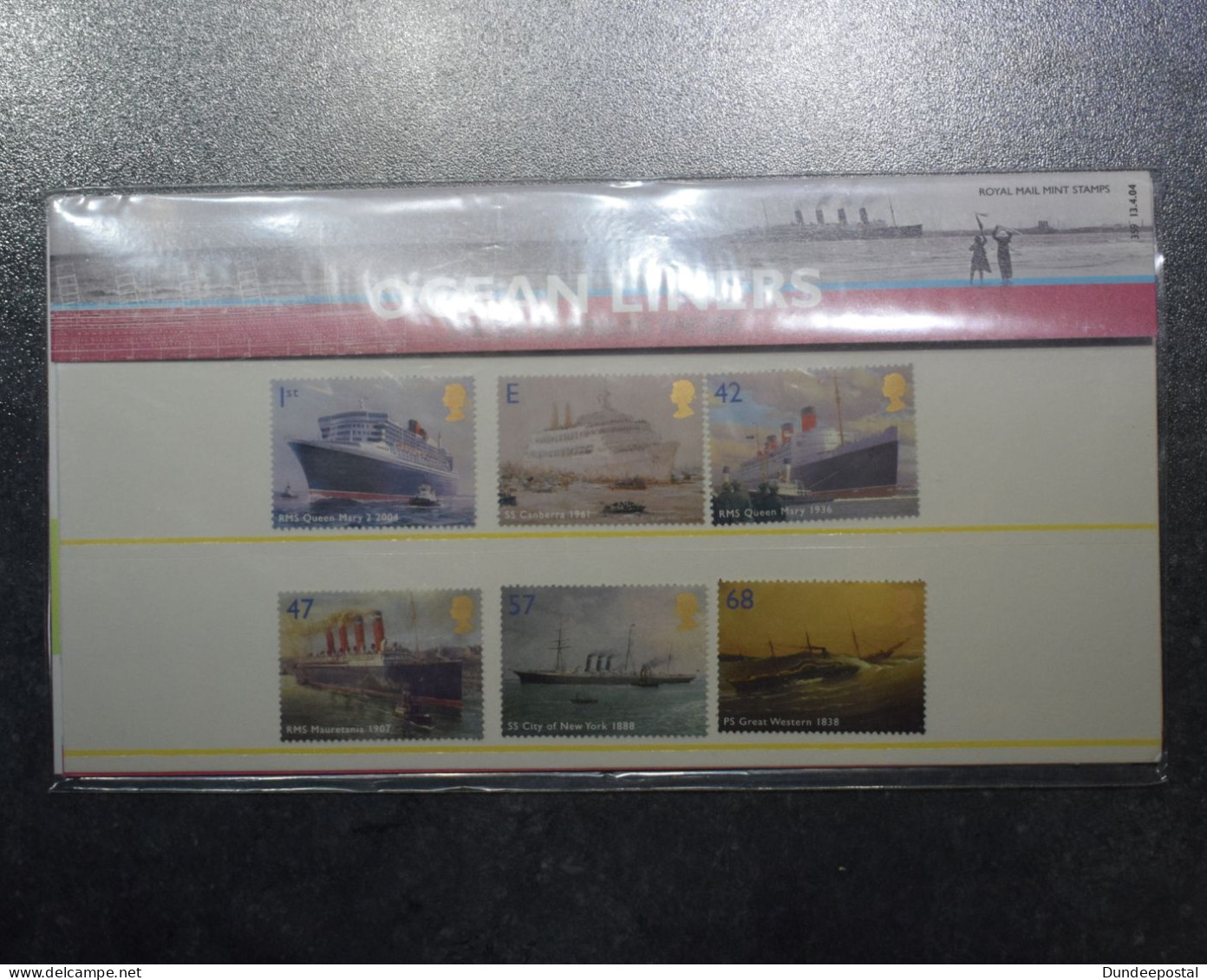 GB STAMPS  2004   PP359   Ocean Liners    MNH     ~~L@@K~~ - Presentation Packs