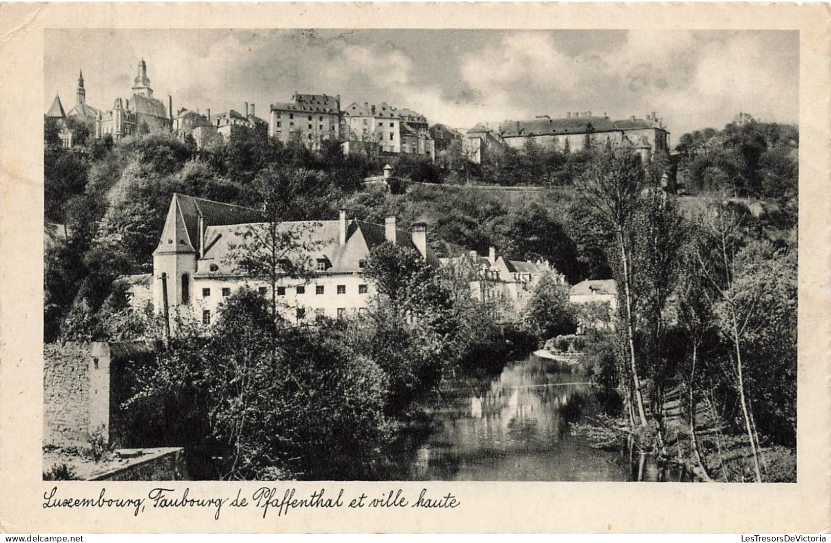 LUXEMBOURG - Faubourg De Pfaffenthal Et Ville Haute - Carte Postale Ancienne - Echternach