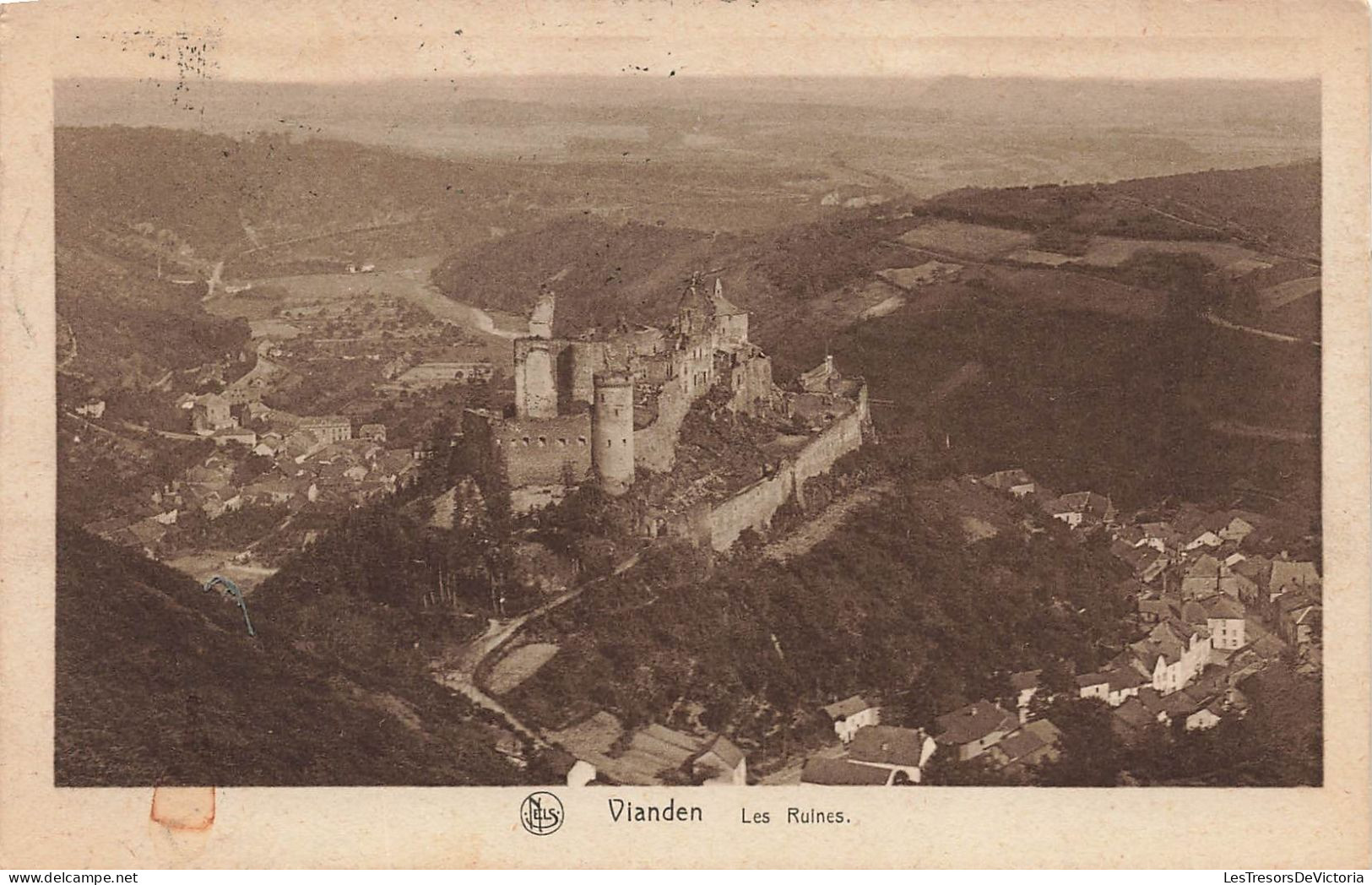 LUXEMBOURG - Vianden - Les Ruines - Carte Postale Ancienne - Vianden