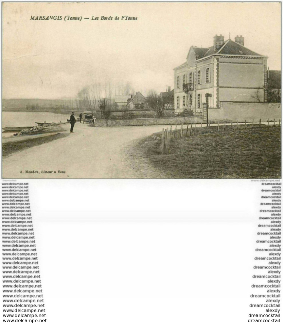 86 MARSANGIS. Les Bords De Yonne 1928 - Dange Saint Romain