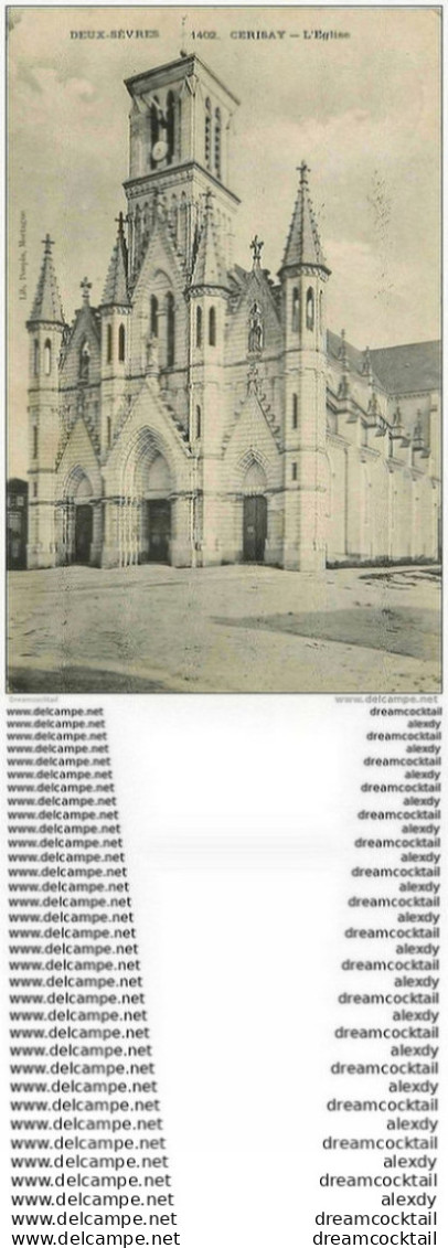 79 CERISAY. L'Eglise 1906 - Cerizay