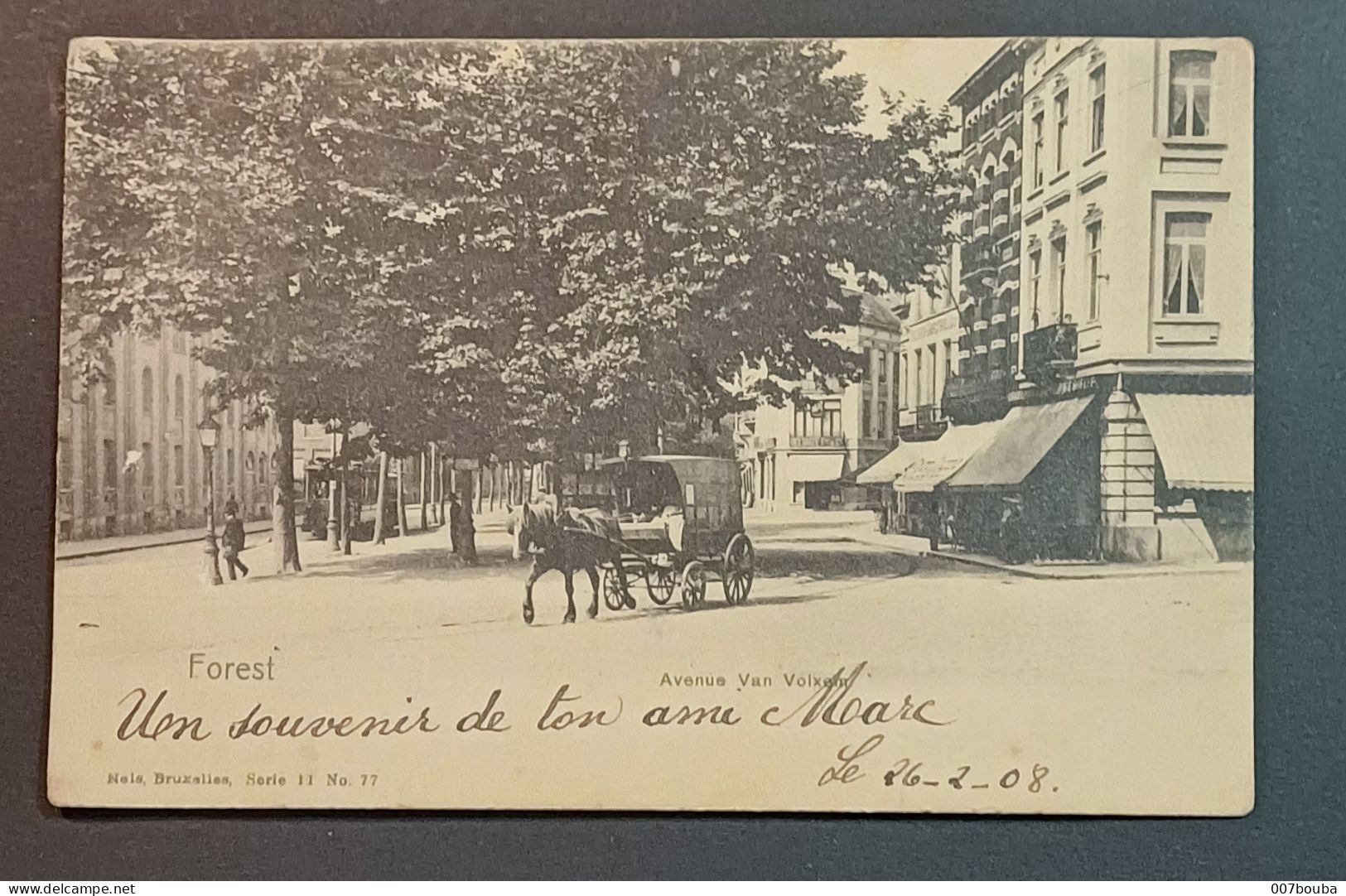 FOREST (BRUXELLES) / AVENUE VAN VOLXEM , TRAM, ATTELAGE - Vorst - Forest