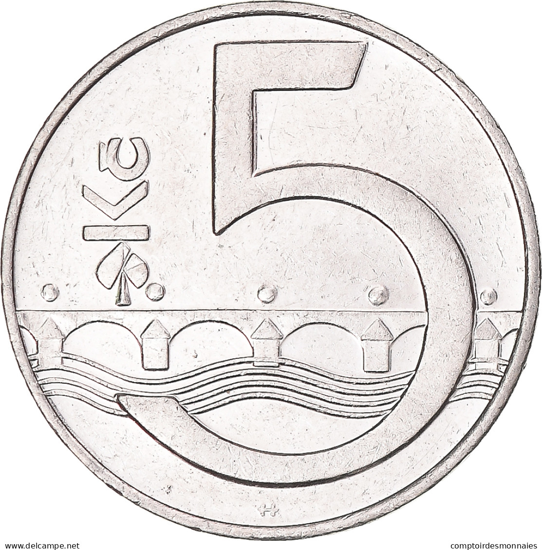 Monnaie, République Tchèque, 5 Korun, 1993 - Czech Republic