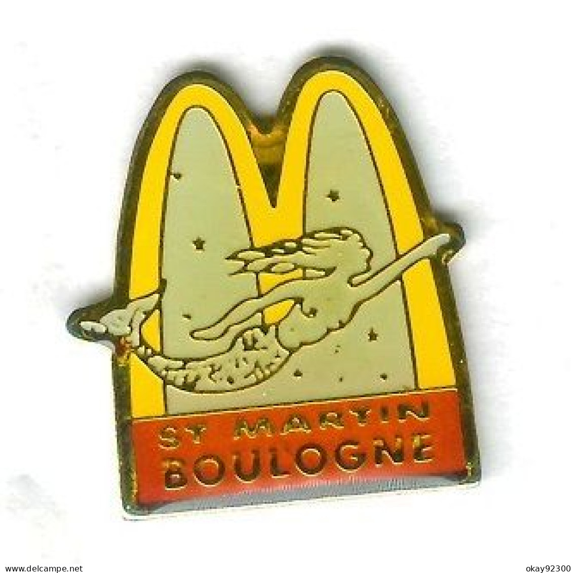 Pin's Mac Do Mc Donald's Ville Saint-Martin-Boulogne Sirène Mermaid - McDonald's