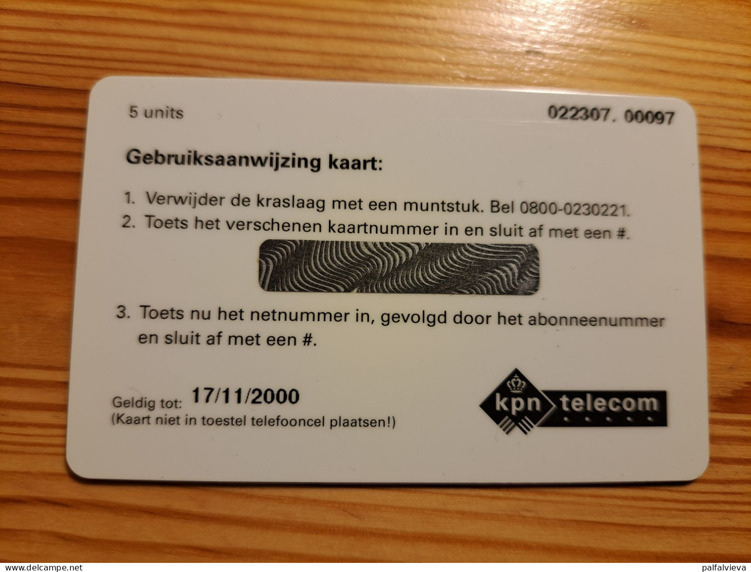 Prepaid Phonecard Netherlands, Kpn Telecom - Yellow - GSM-Kaarten, Bijvulling & Vooraf Betaalde