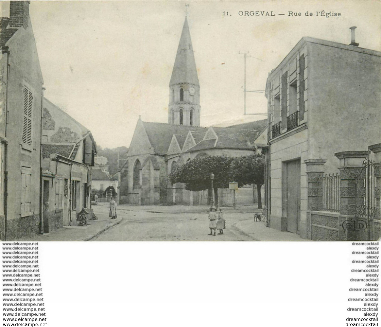 78 ORGEVAL. Rue De L'Eglise Animation - Orgeval