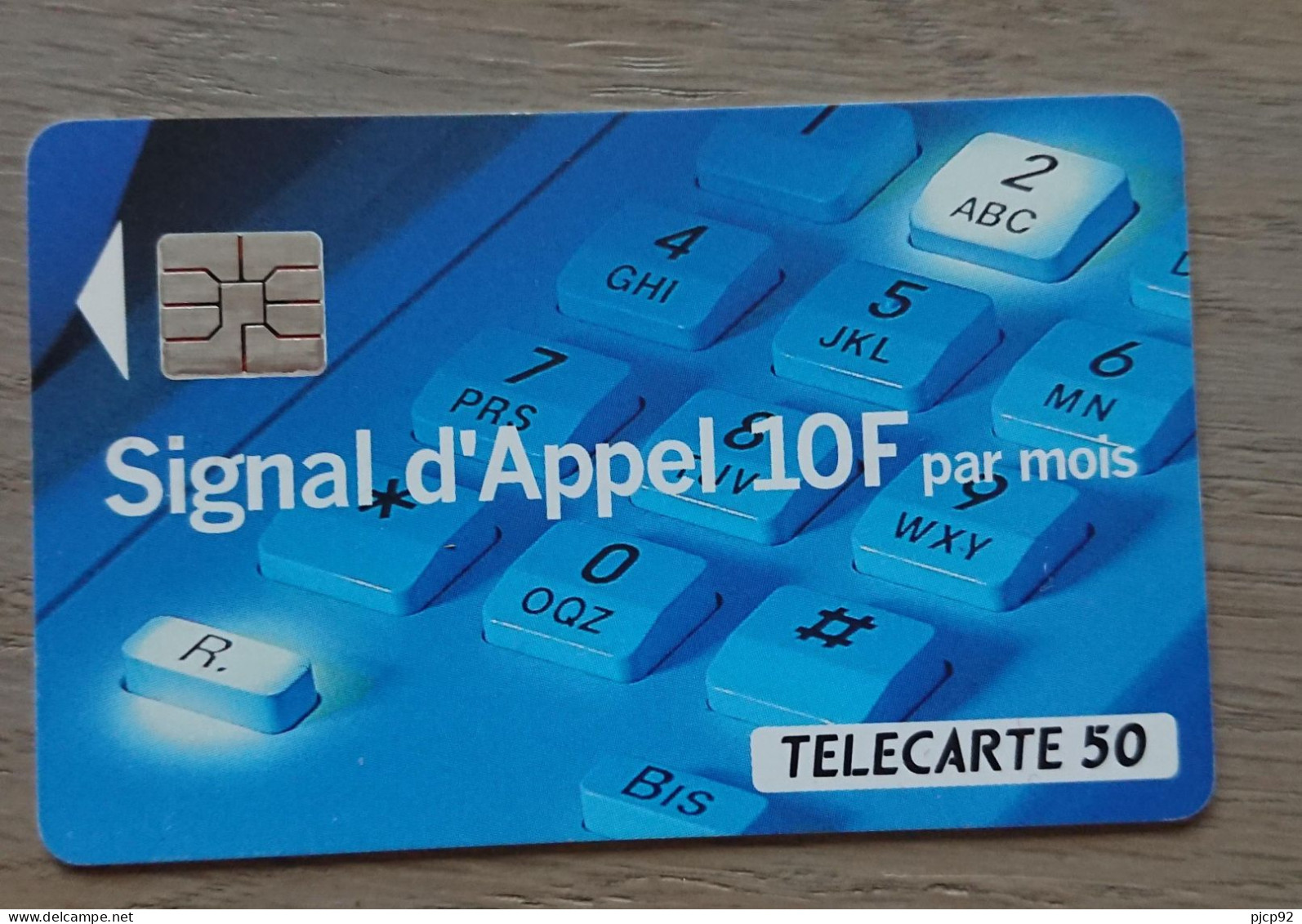 France - 1993 - Télécarte 50 Unités - Signal D'Appel 10 Francs Par Mois - 1993