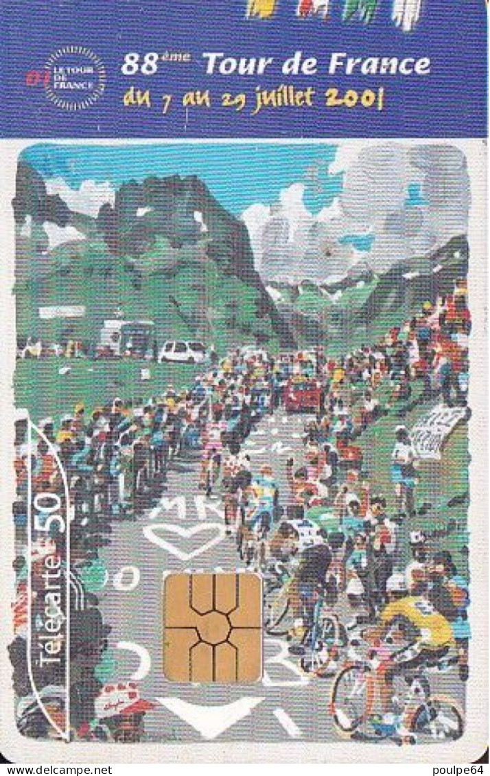 F1141  06/2001 - TOUR DE FRANCE 2001 " Affiche " - 50 GEM2 - 2001