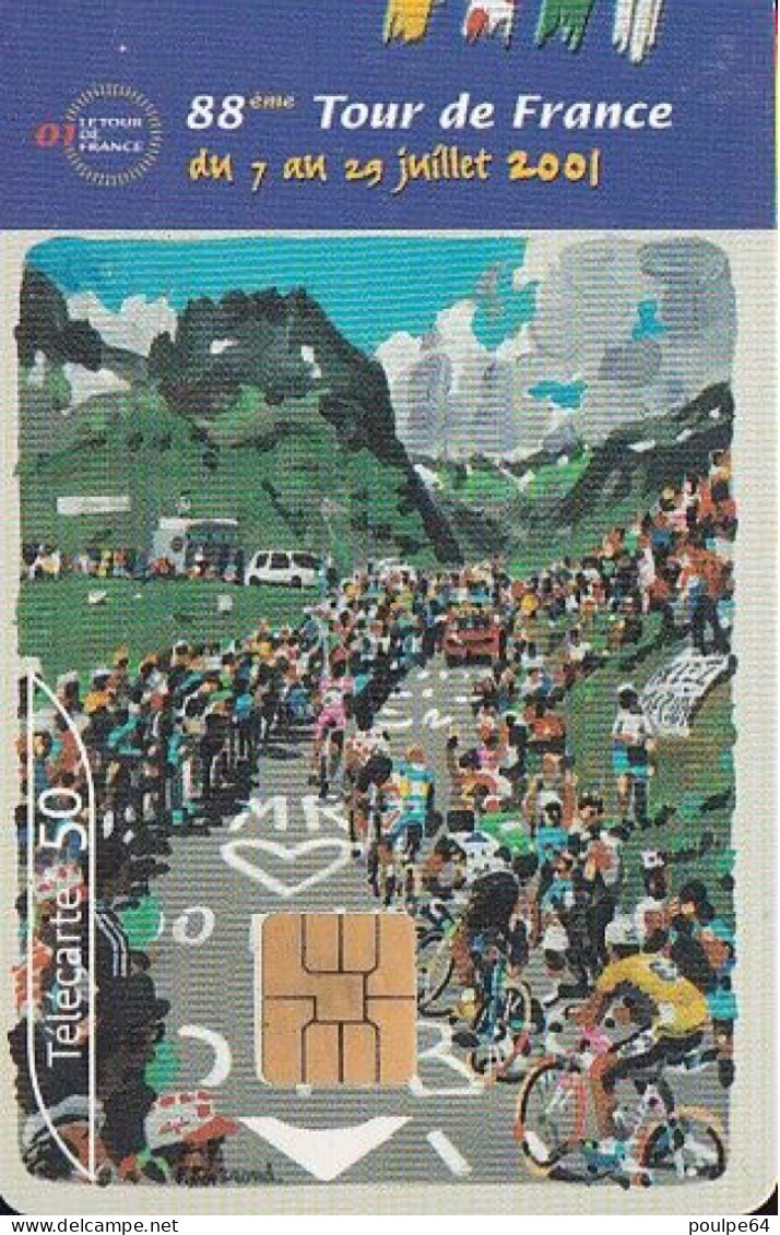 F1141A  06/2001 - TOUR DE FRANCE 2001 " Affiche " - 50 SO6 - 2001