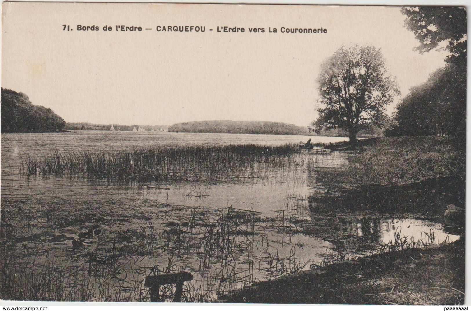 CARQUEFOU  L ERDRE VERS LA COURONNERIE - Carquefou